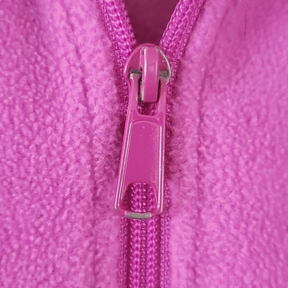 Very Nice Columbia Magenta Fleece Full-Zip Jacket Sz M - Picture 2 of 6